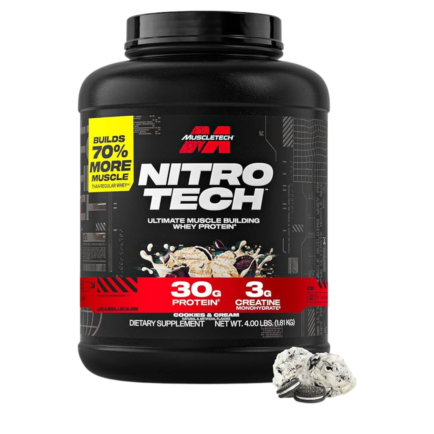 MuscleTech Nitro-Tech RIPPED - Lean Protein + Weight Loss